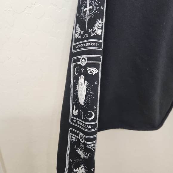 Midnight Hour long sleeve Crop top SM - Picture 4 of 6